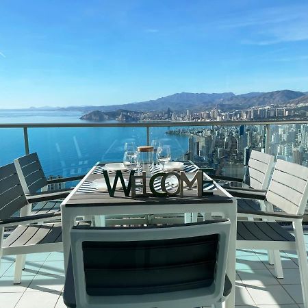 Skyline 41 Gran Lujo, Terraza Grande Y Vistas Al Mar - Planta 41 Daire Benidorm Dış mekan fotoğraf