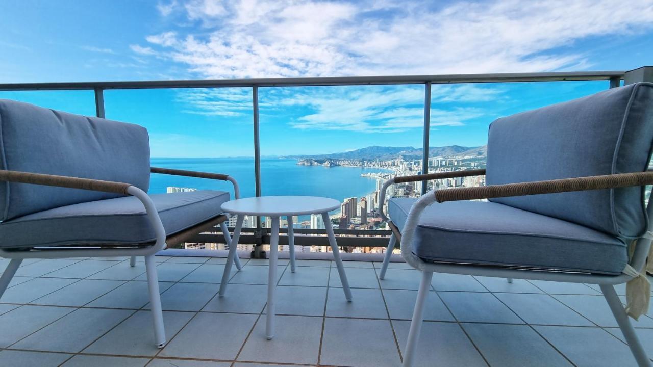 Skyline 41 Gran Lujo, Terraza Grande Y Vistas Al Mar - Planta 41 Daire Benidorm Dış mekan fotoğraf