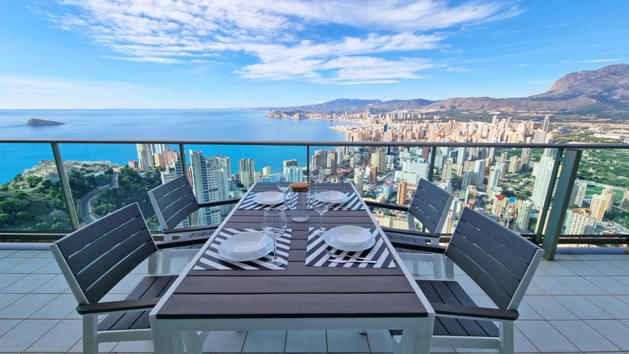 Skyline 41 Gran Lujo, Terraza Grande Y Vistas Al Mar - Planta 41 Daire Benidorm Dış mekan fotoğraf