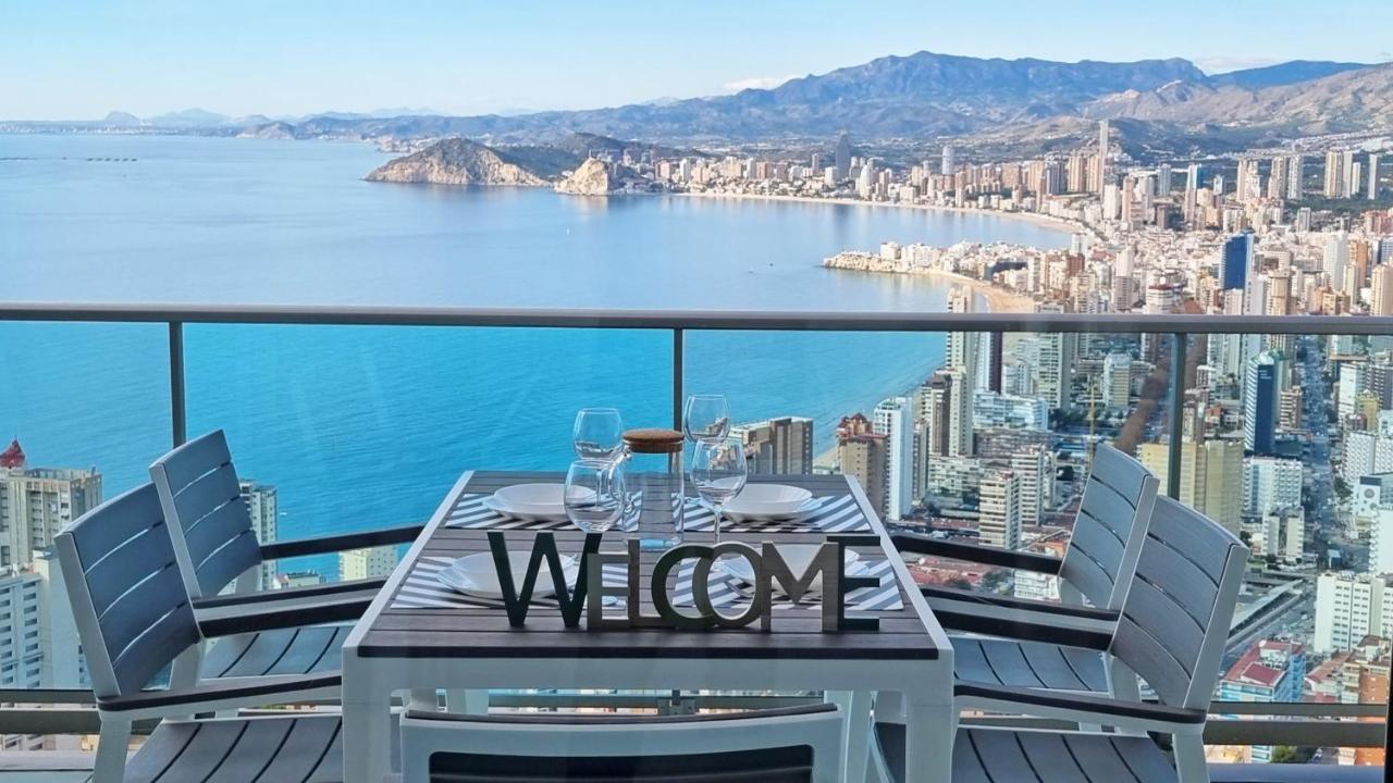 Skyline 41 Gran Lujo, Terraza Grande Y Vistas Al Mar - Planta 41 Daire Benidorm Dış mekan fotoğraf