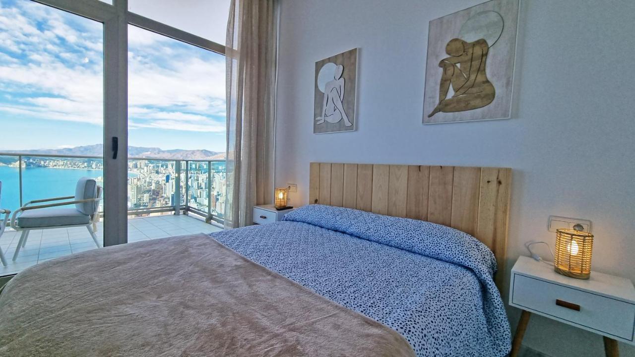 Skyline 41 Gran Lujo, Terraza Grande Y Vistas Al Mar - Planta 41 Daire Benidorm Dış mekan fotoğraf