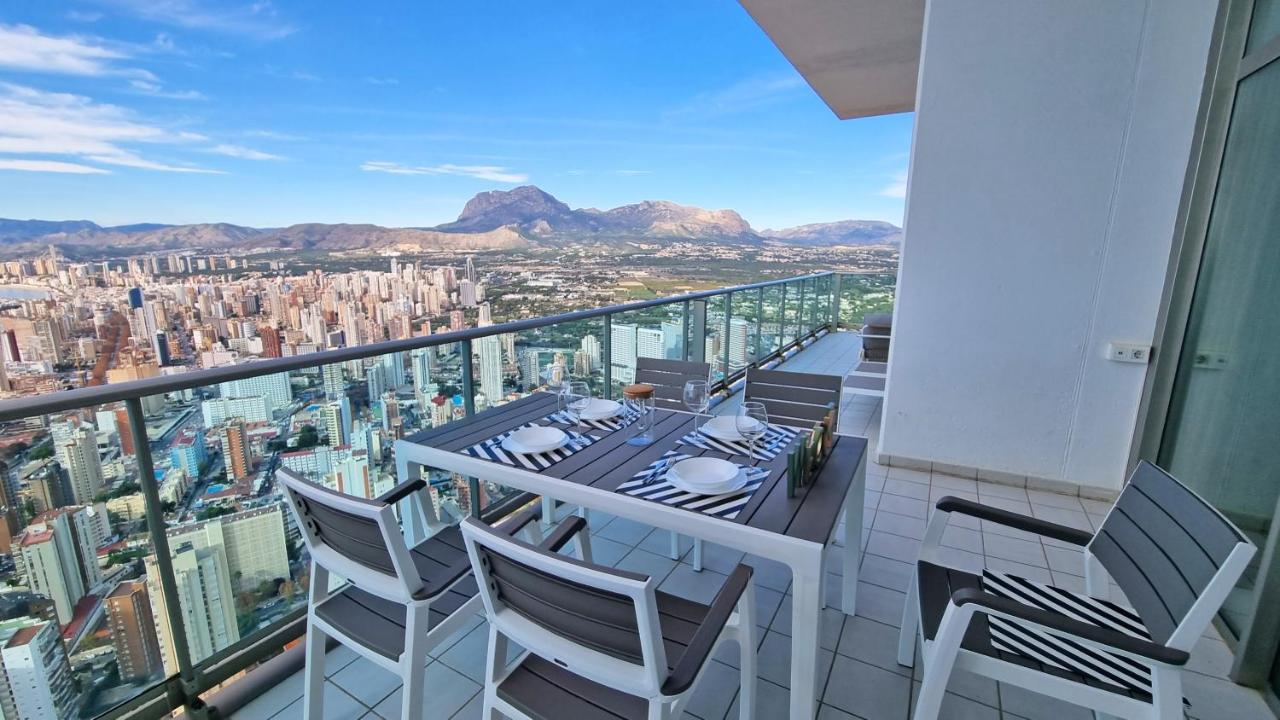 Skyline 41 Gran Lujo, Terraza Grande Y Vistas Al Mar - Planta 41 Daire Benidorm Dış mekan fotoğraf