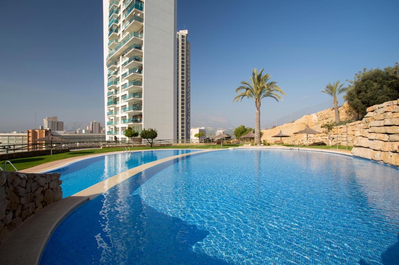 Skyline 41 Gran Lujo, Terraza Grande Y Vistas Al Mar - Planta 41 Daire Benidorm Dış mekan fotoğraf