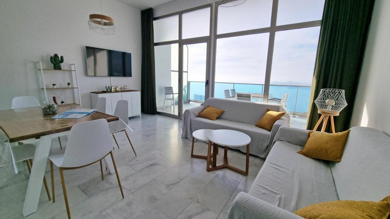Skyline 41 Gran Lujo, Terraza Grande Y Vistas Al Mar - Planta 41 Daire Benidorm Dış mekan fotoğraf